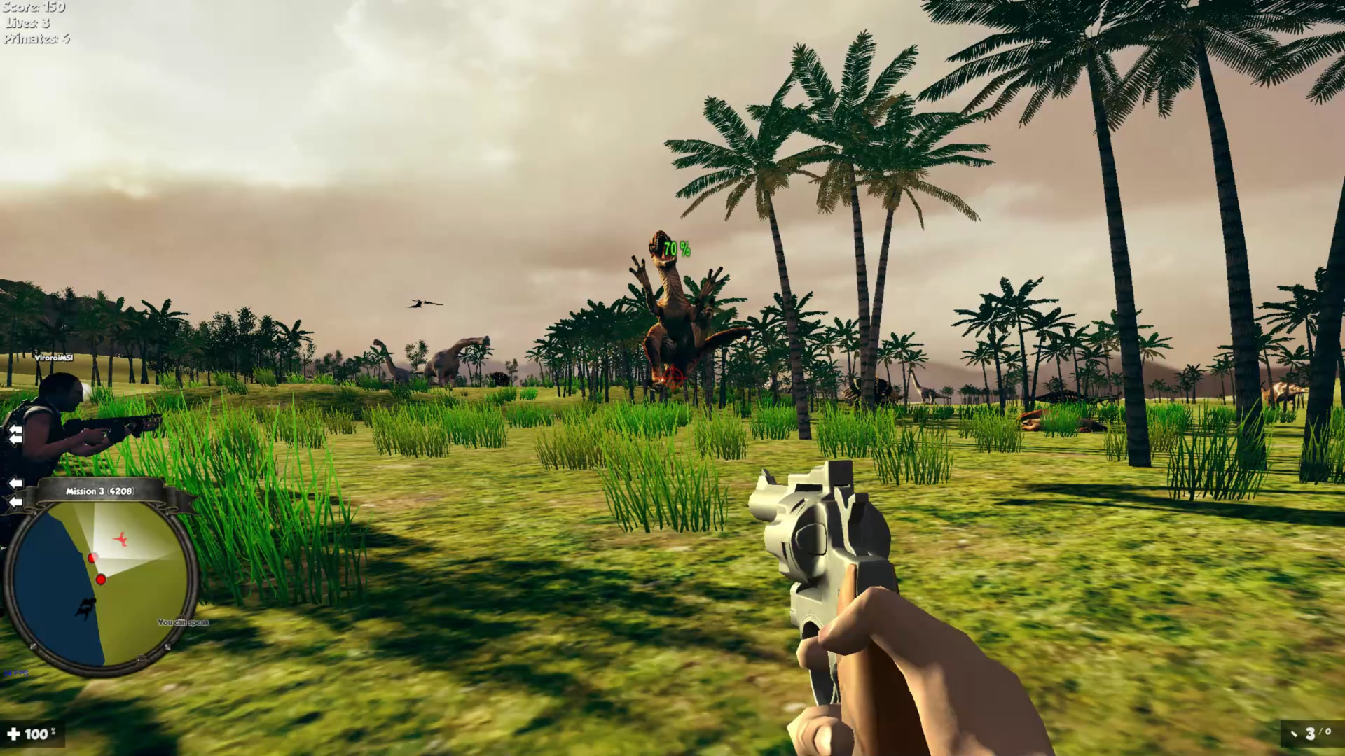 Dinosaur Hunting Patrol 3D Multiplayer Online screenshot 4