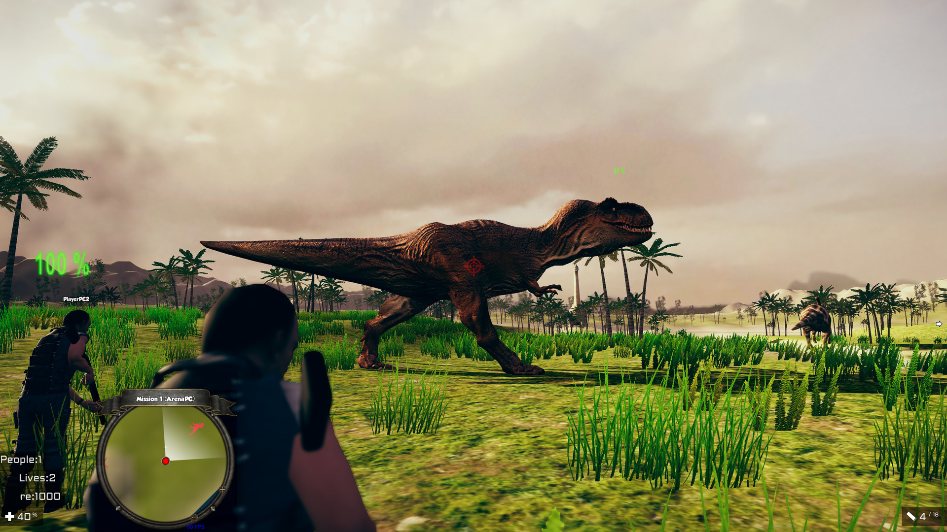 Dinosaur Hunting Patrol 3D Multiplayer Online screenshot 5