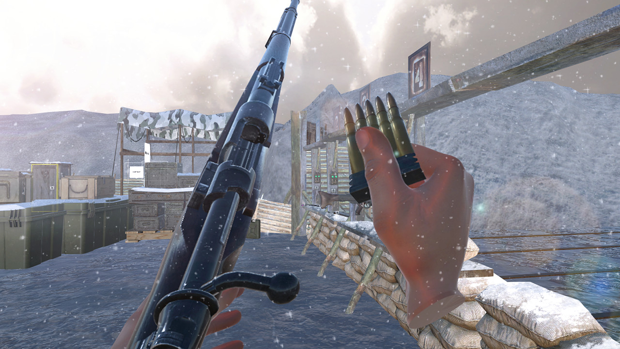 World War 2 Winter Gun Range VR Simulator screenshot 7