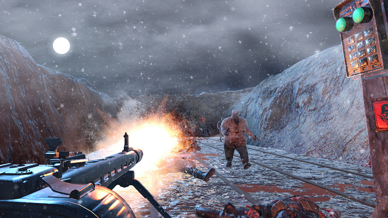 World War 2 Winter Gun Range VR Simulator screenshot 2