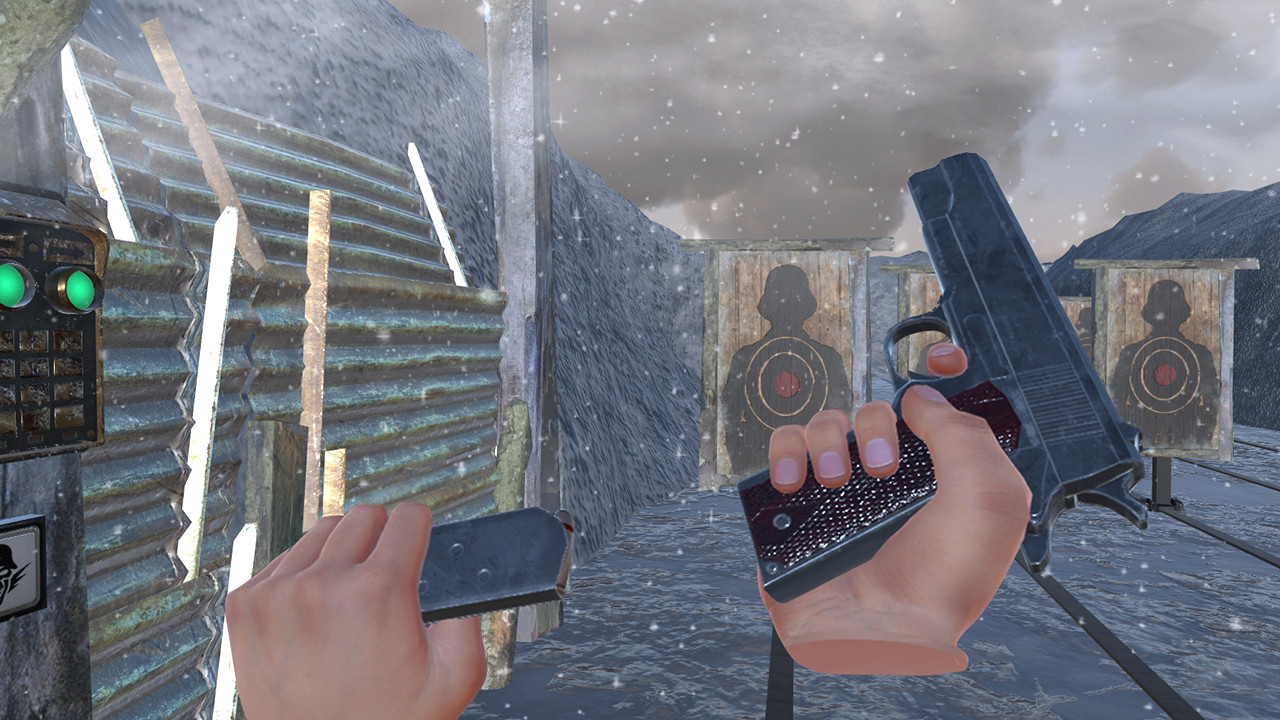 World War 2 Winter Gun Range VR Simulator screenshot 4