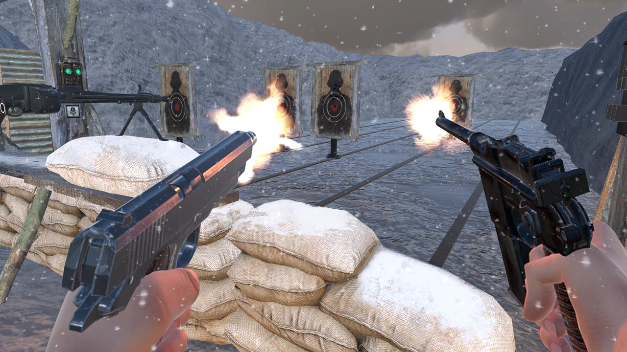 World War 2 Winter Gun Range VR Simulator screenshot 5
