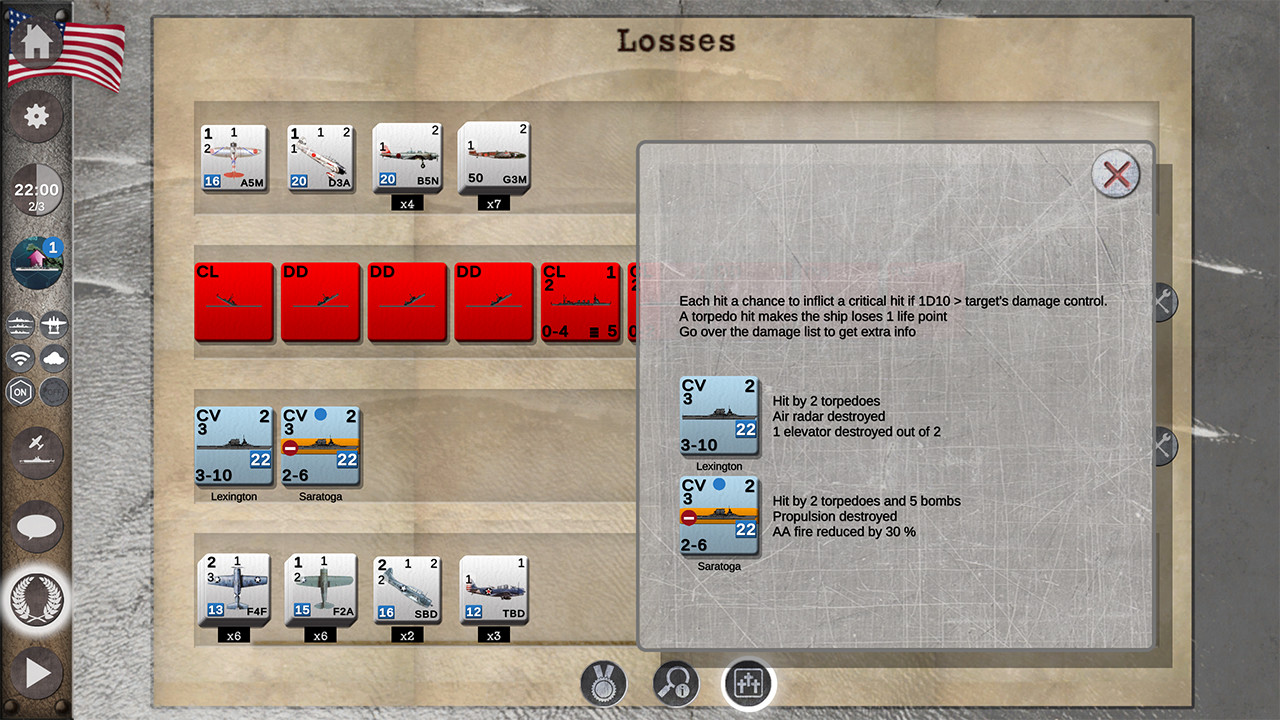 Carrier Battles 4 Guadalcanal - Pacific War Naval Warfare screenshot 17