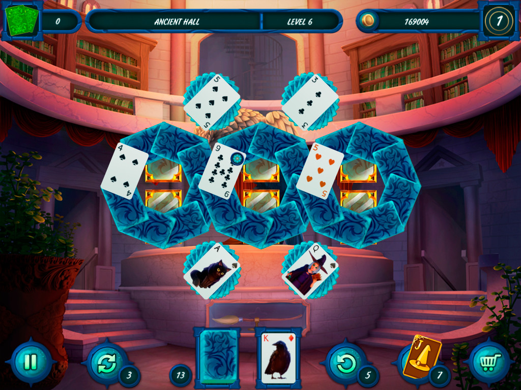 Fairytale Solitaire. Witch Charms screenshot 2