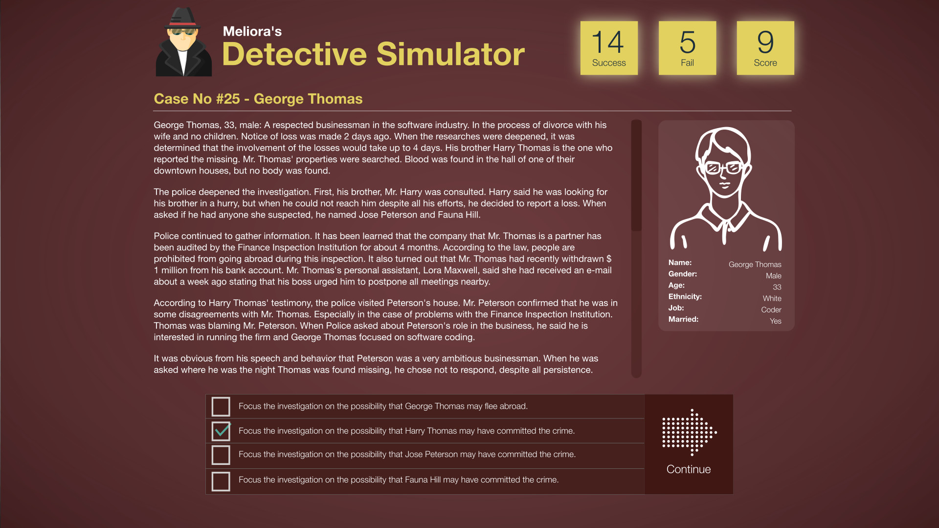 Meliora’s Detective Simulator screenshot 1