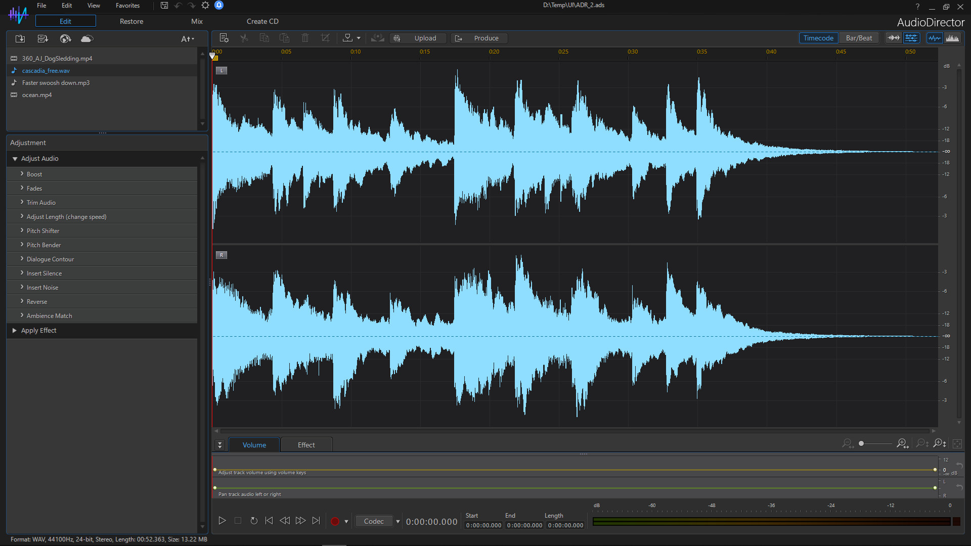 CyberLink AudioDirector 10 Ultra screenshot 2