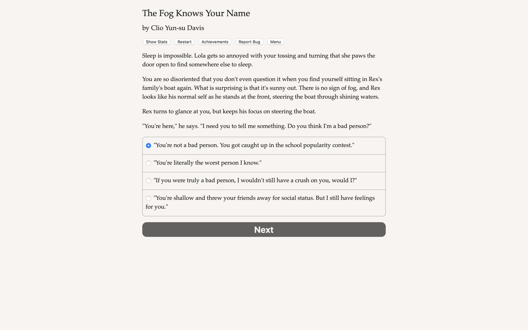 The Fog Knows Your Name screenshot 5