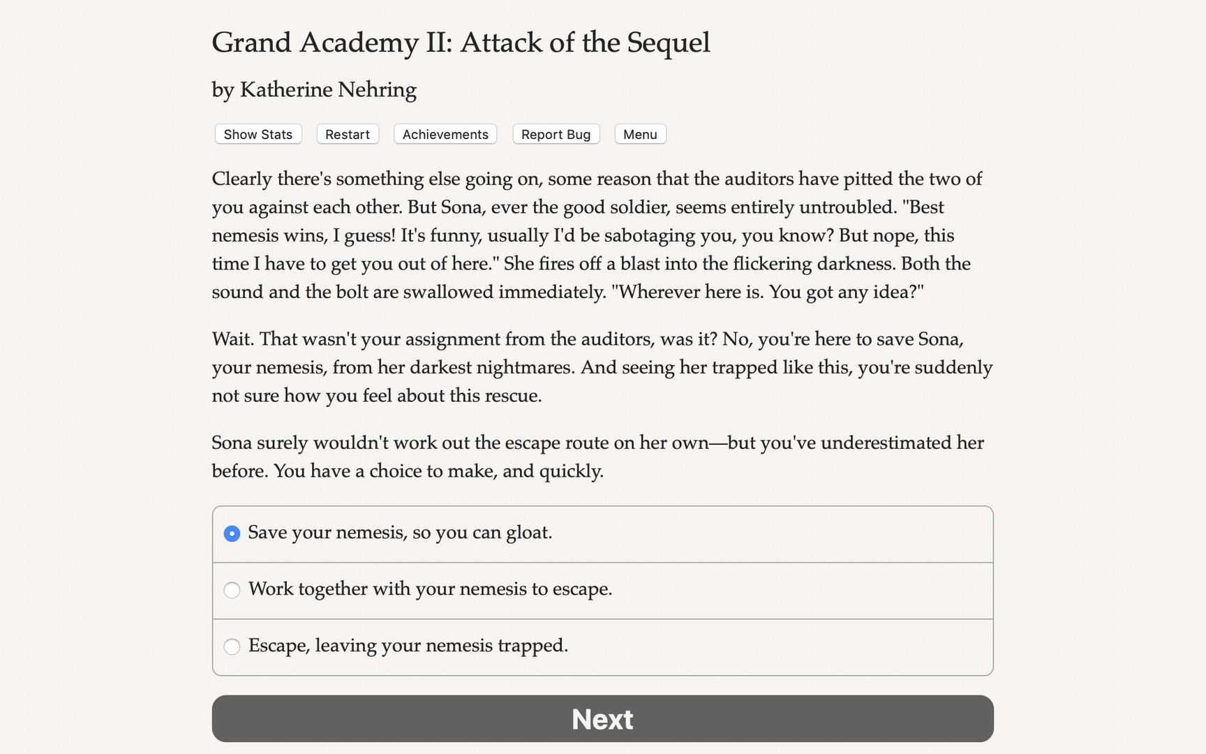 Grand Academy II: Attack of the Sequel screenshot 3