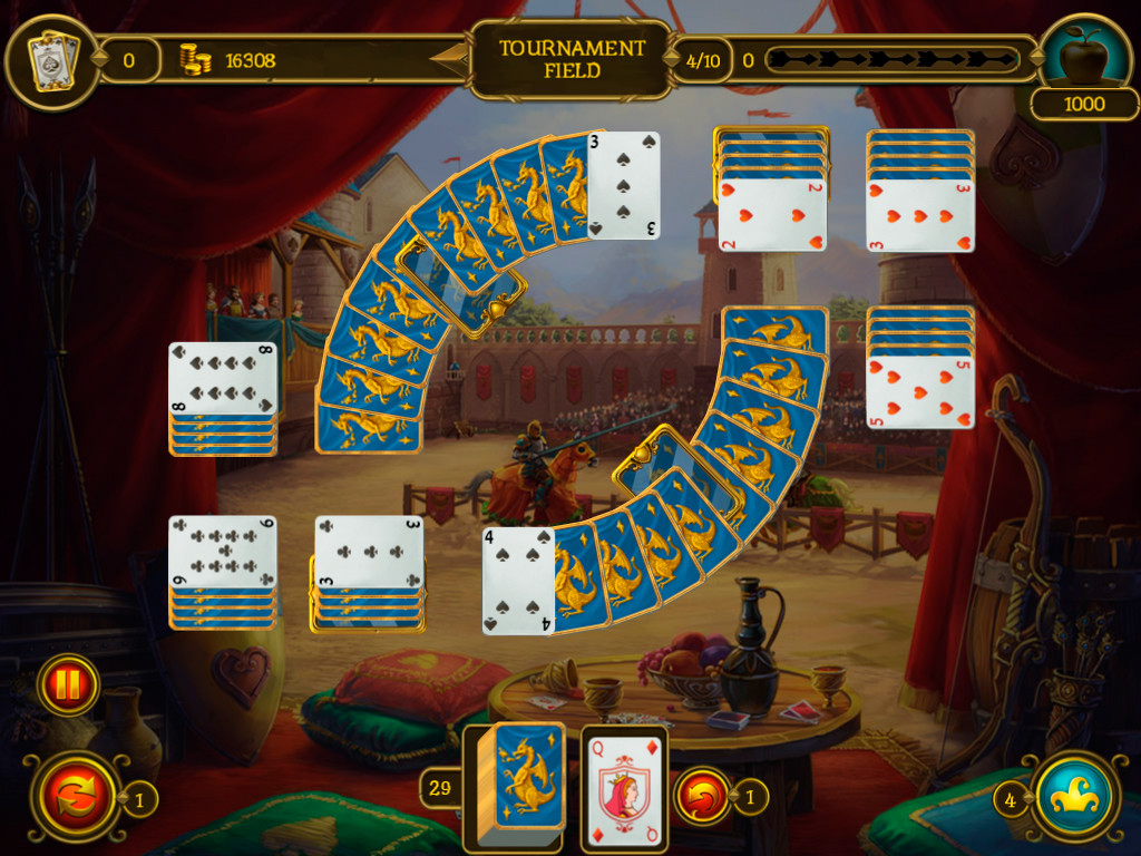 Knight Solitaire screenshot 2