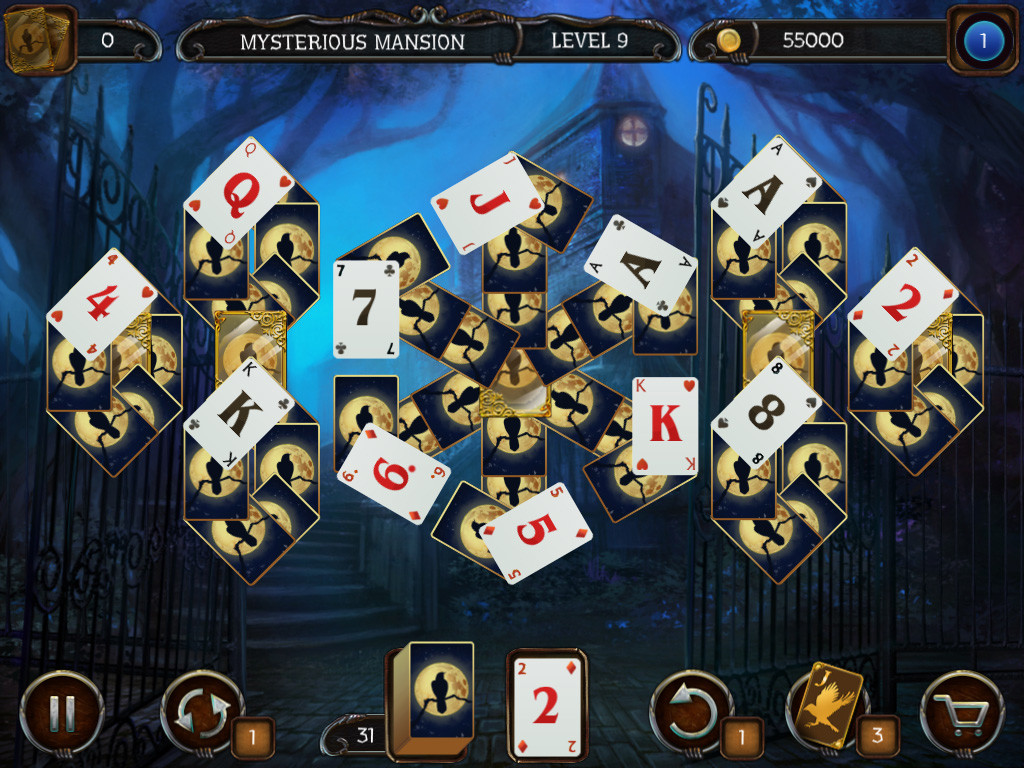 Mystery Solitaire The Arkham Spirits screenshot 1