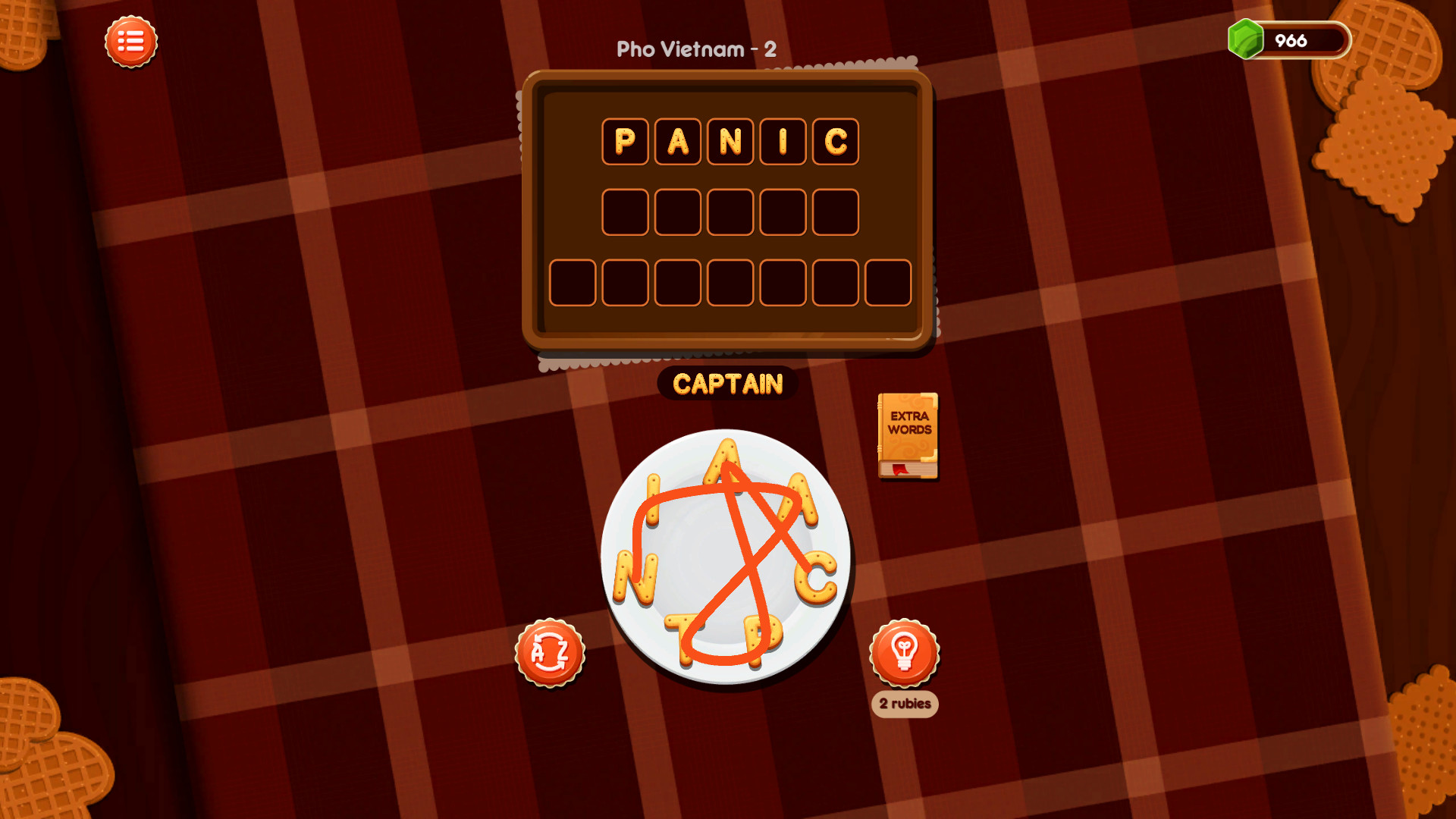 Captain Cook: Word Puzzle screenshot 1