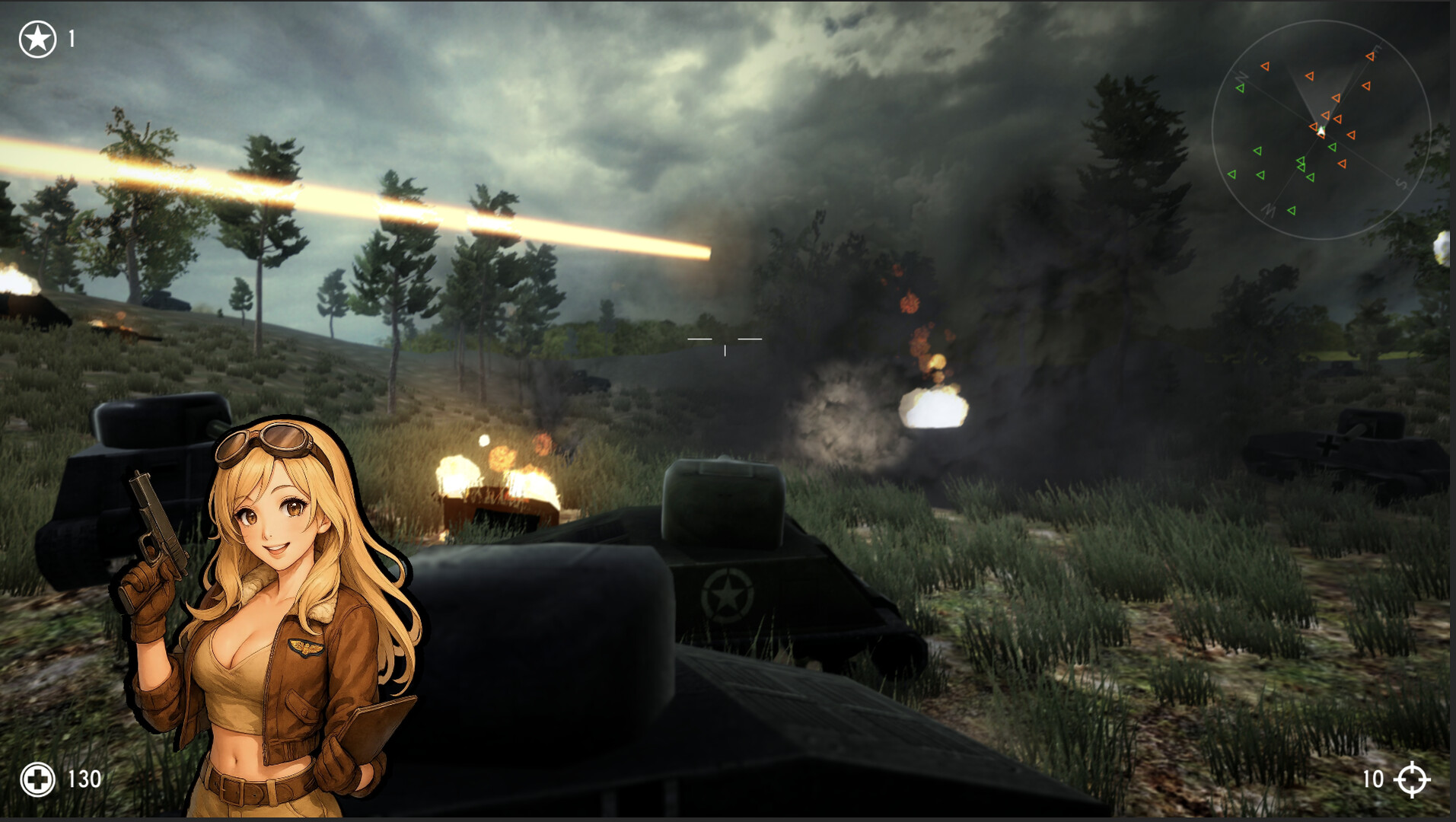 My Waifu Is A Tank Girl! π screenshot 8