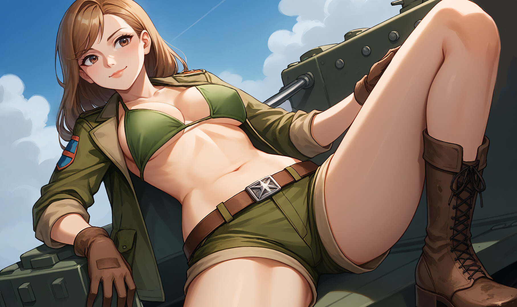 My Waifu Is A Tank Girl! π screenshot 5