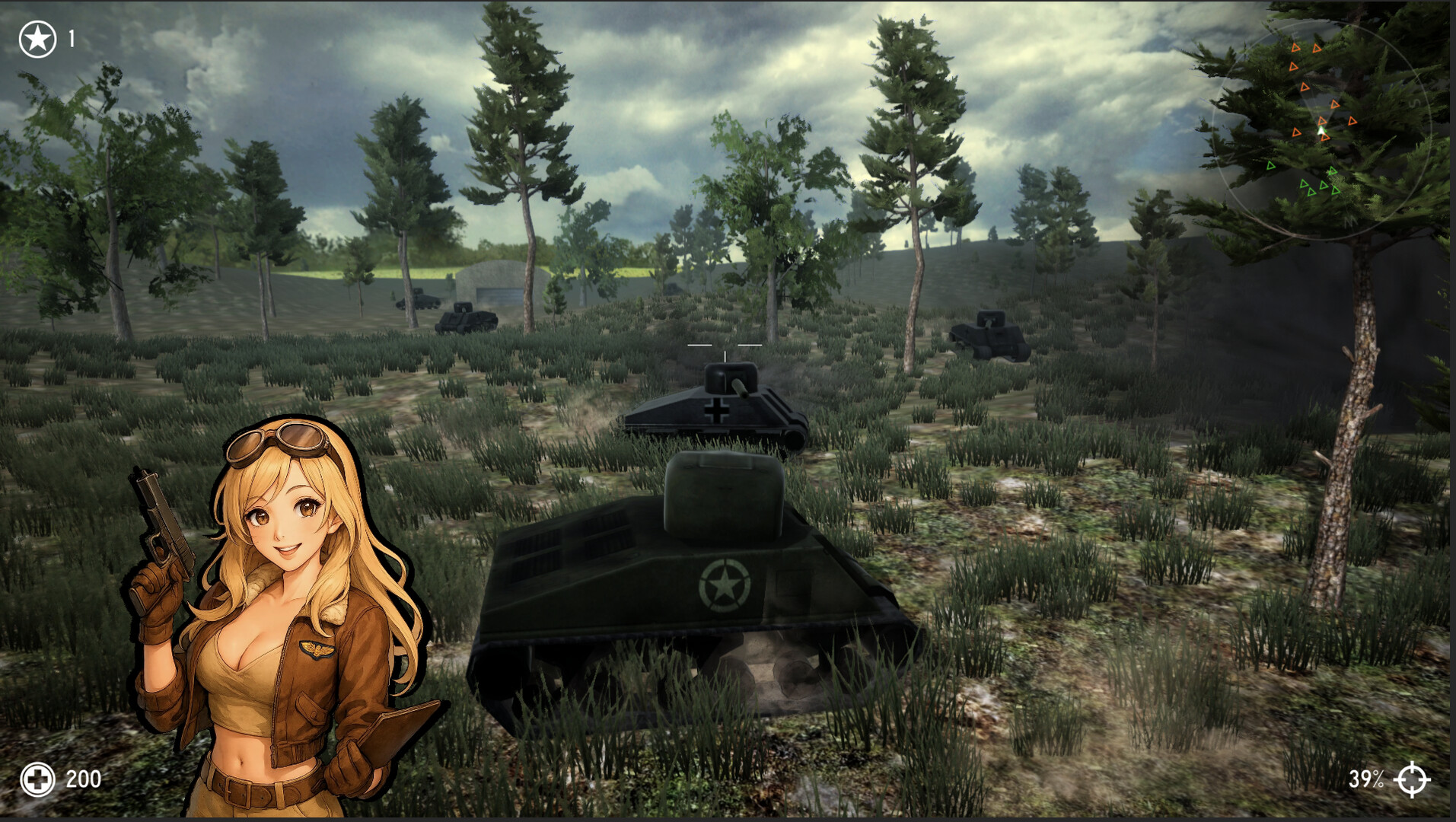 My Waifu Is A Tank Girl! 💕 screenshot 4