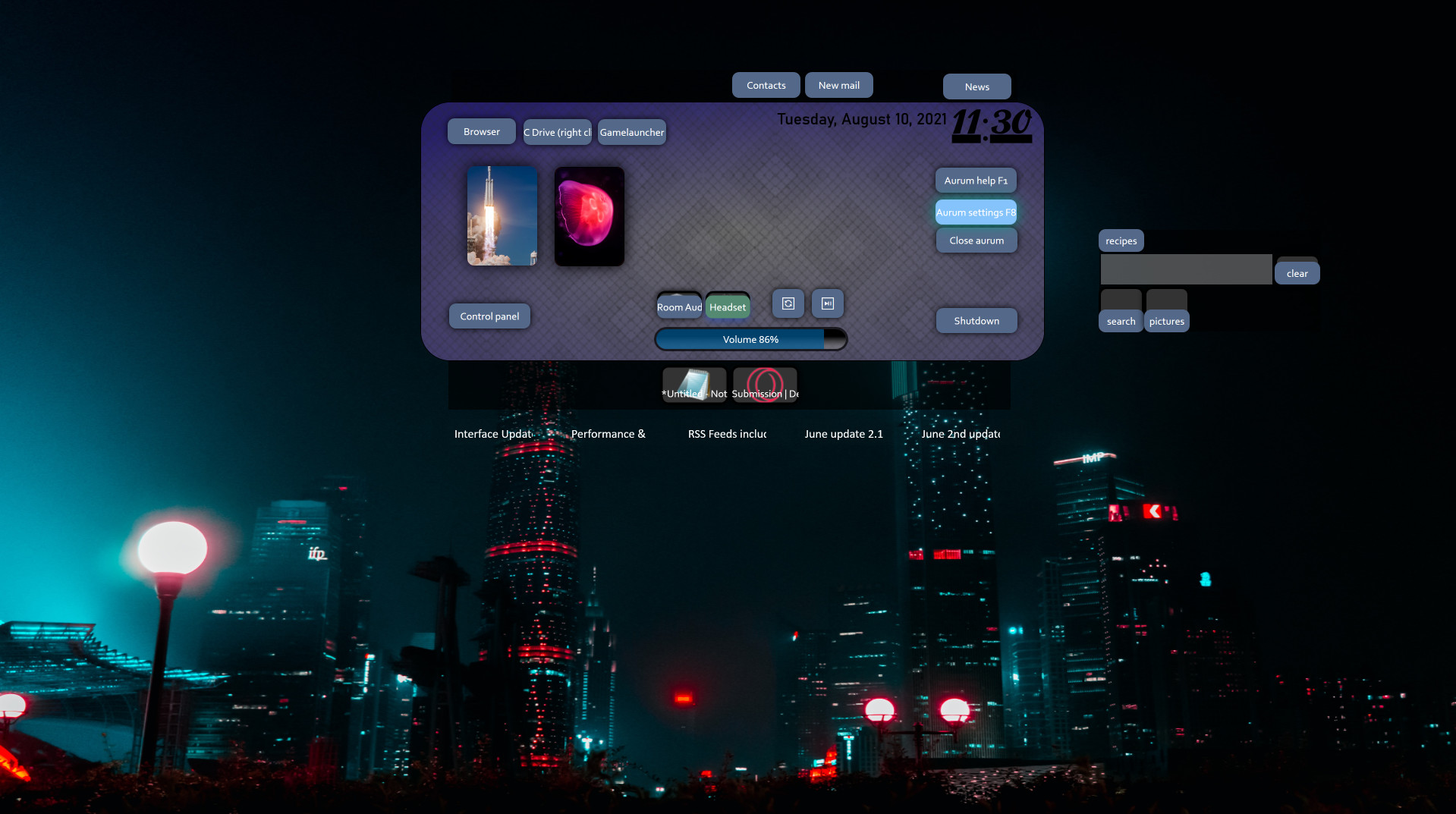 Aurum - Control Center Creator screenshot 2