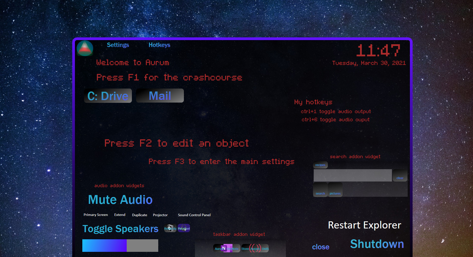 Aurum - Control Center Creator screenshot 6