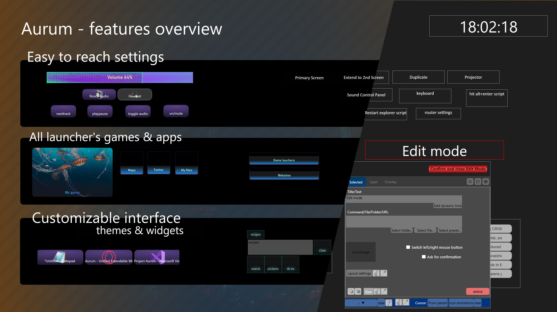 Aurum - Control Center Creator screenshot 3