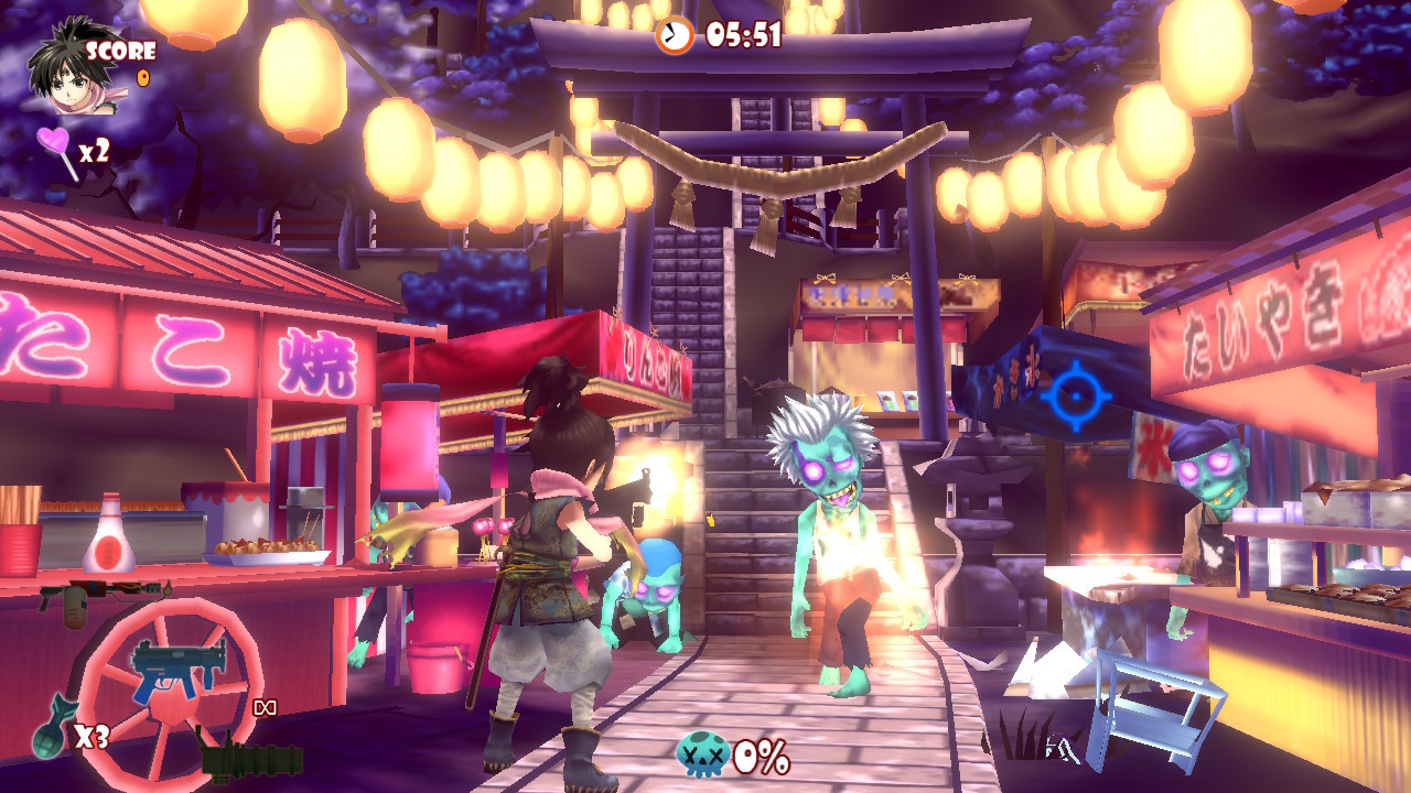 Zombie Panic In Wonderland DX screenshot 1