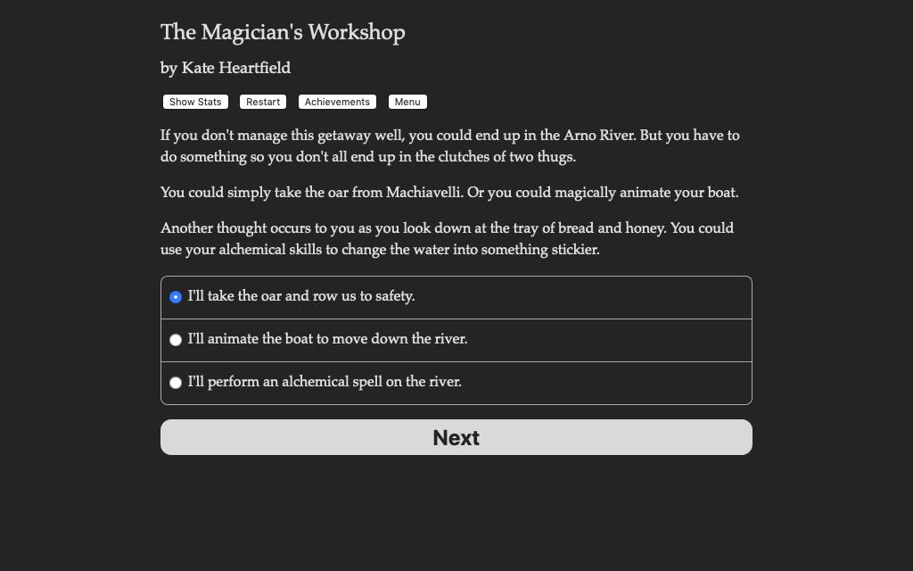 The Magician's Workshop screenshot 1