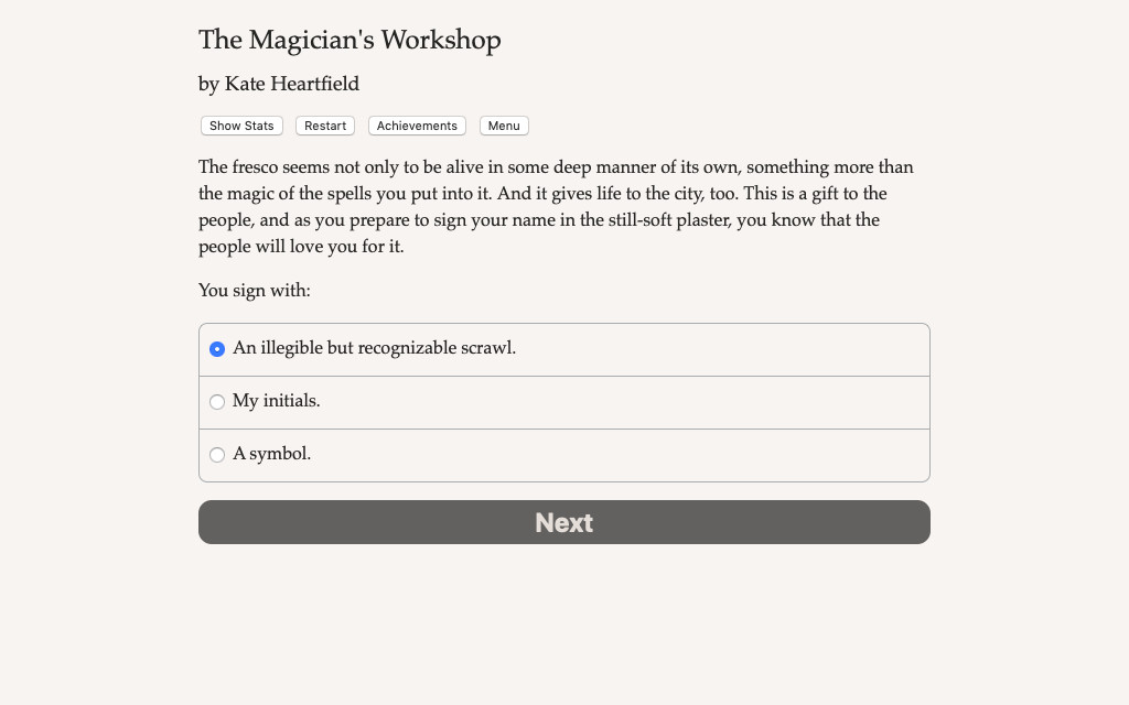 The Magician's Workshop screenshot 2