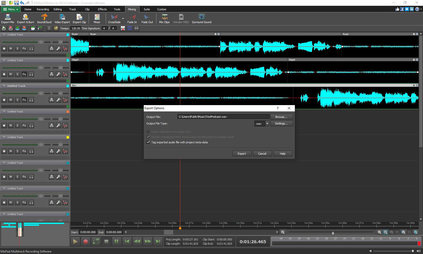 MixPad screenshot 5