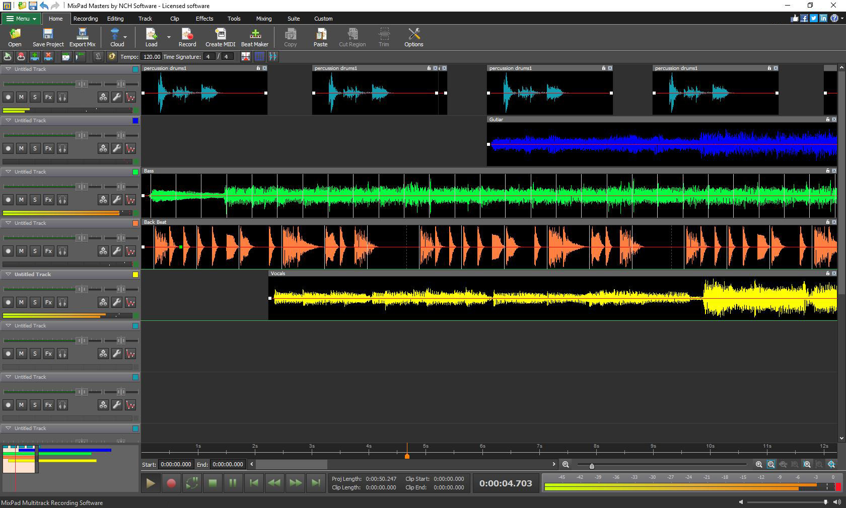 MixPad screenshot 1