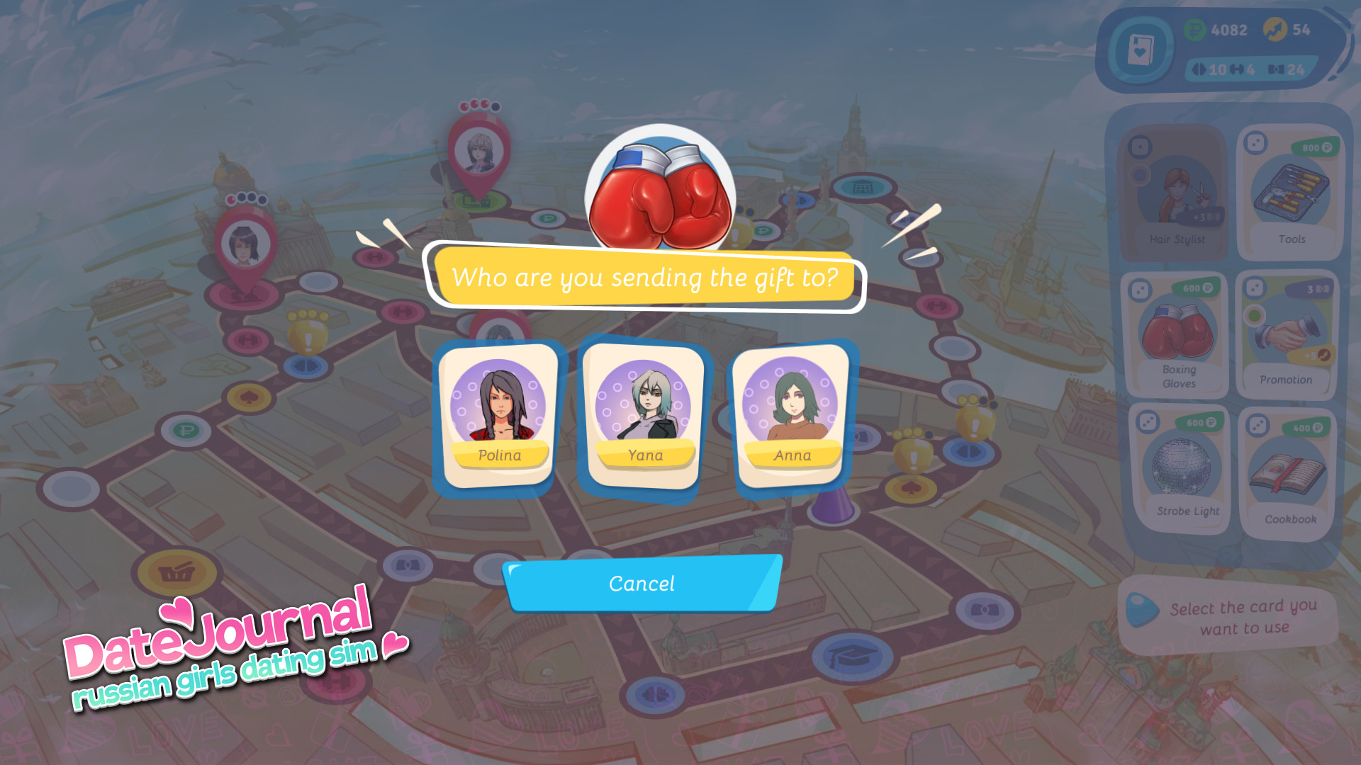 DateJournal: Russian Girls Dating Sim screenshot 4