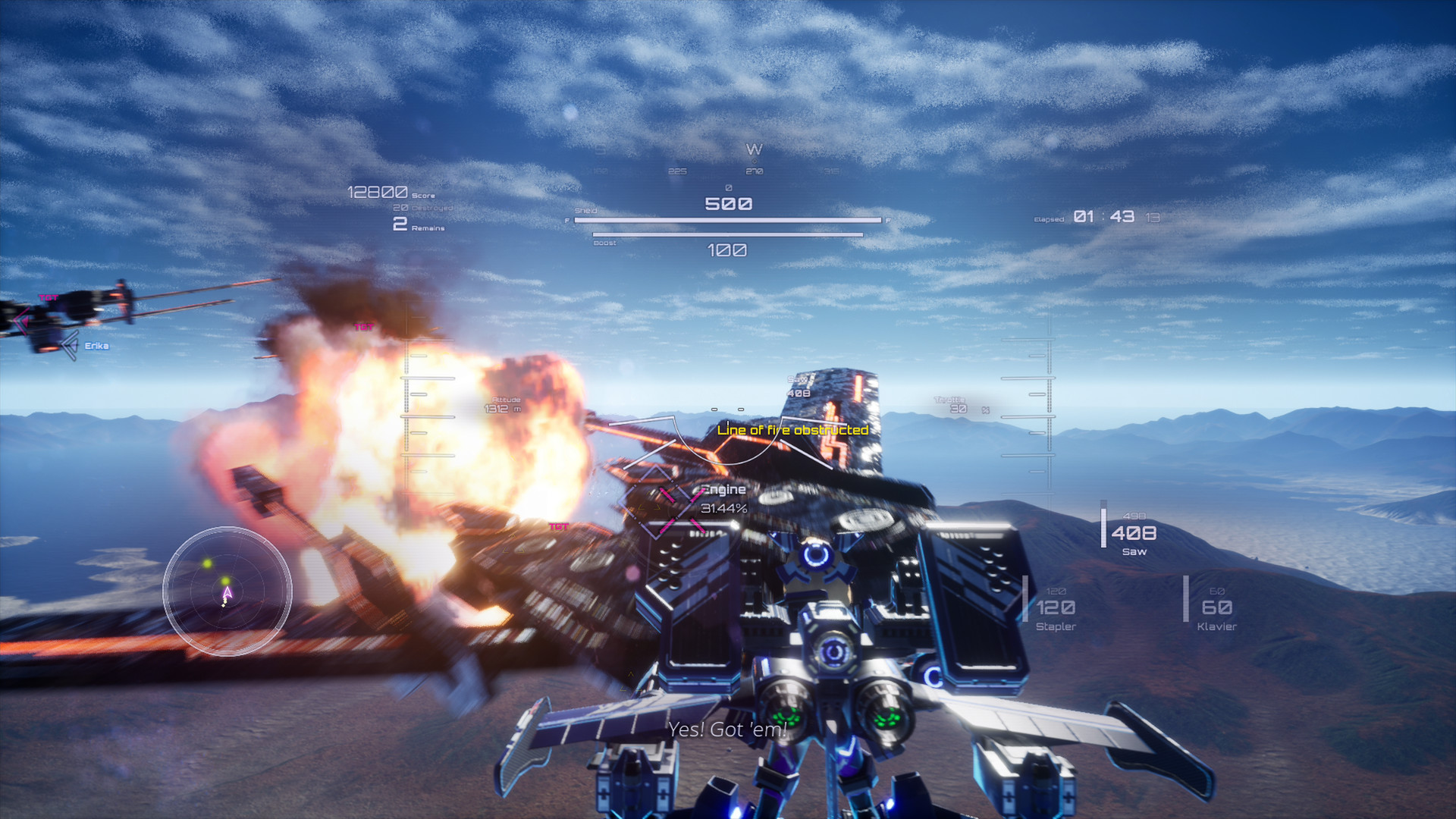 Wing of Darkness screenshot 2