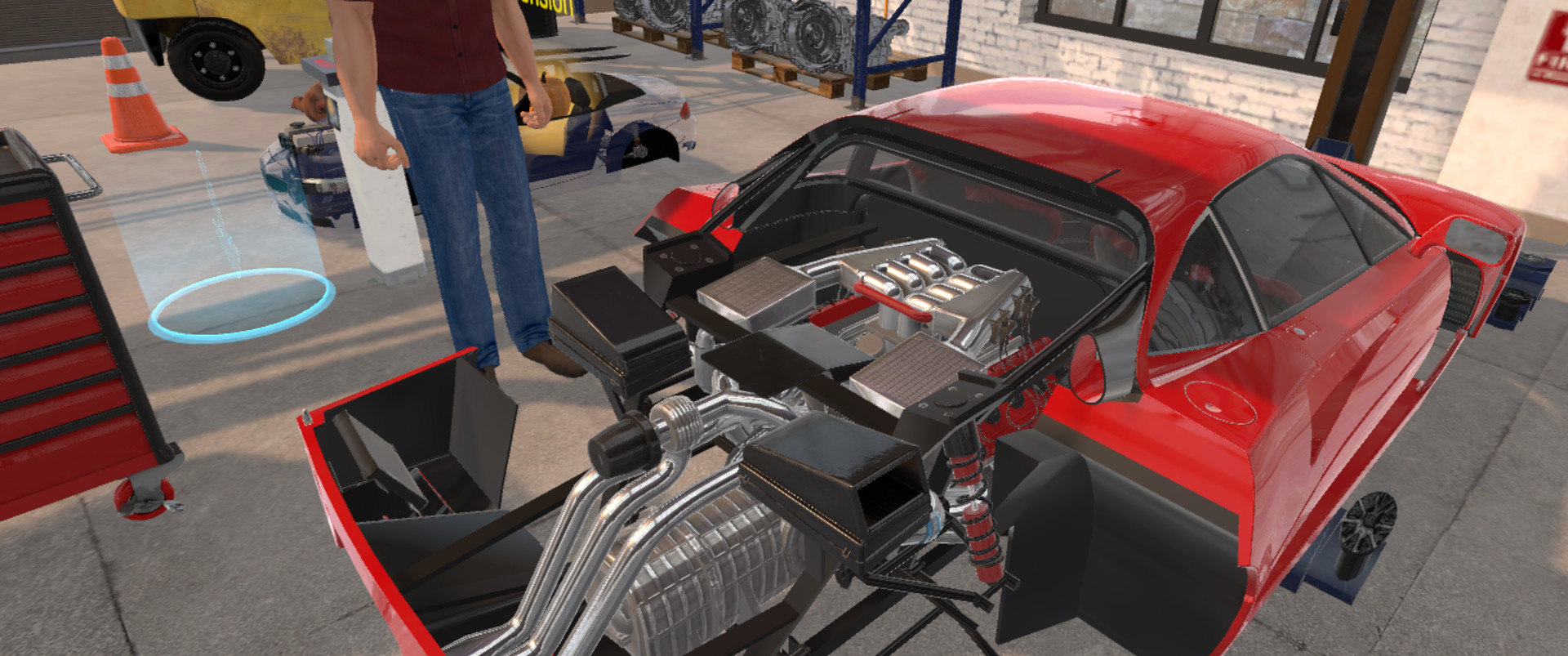 Basic Car Repair Garage VR screenshot 13