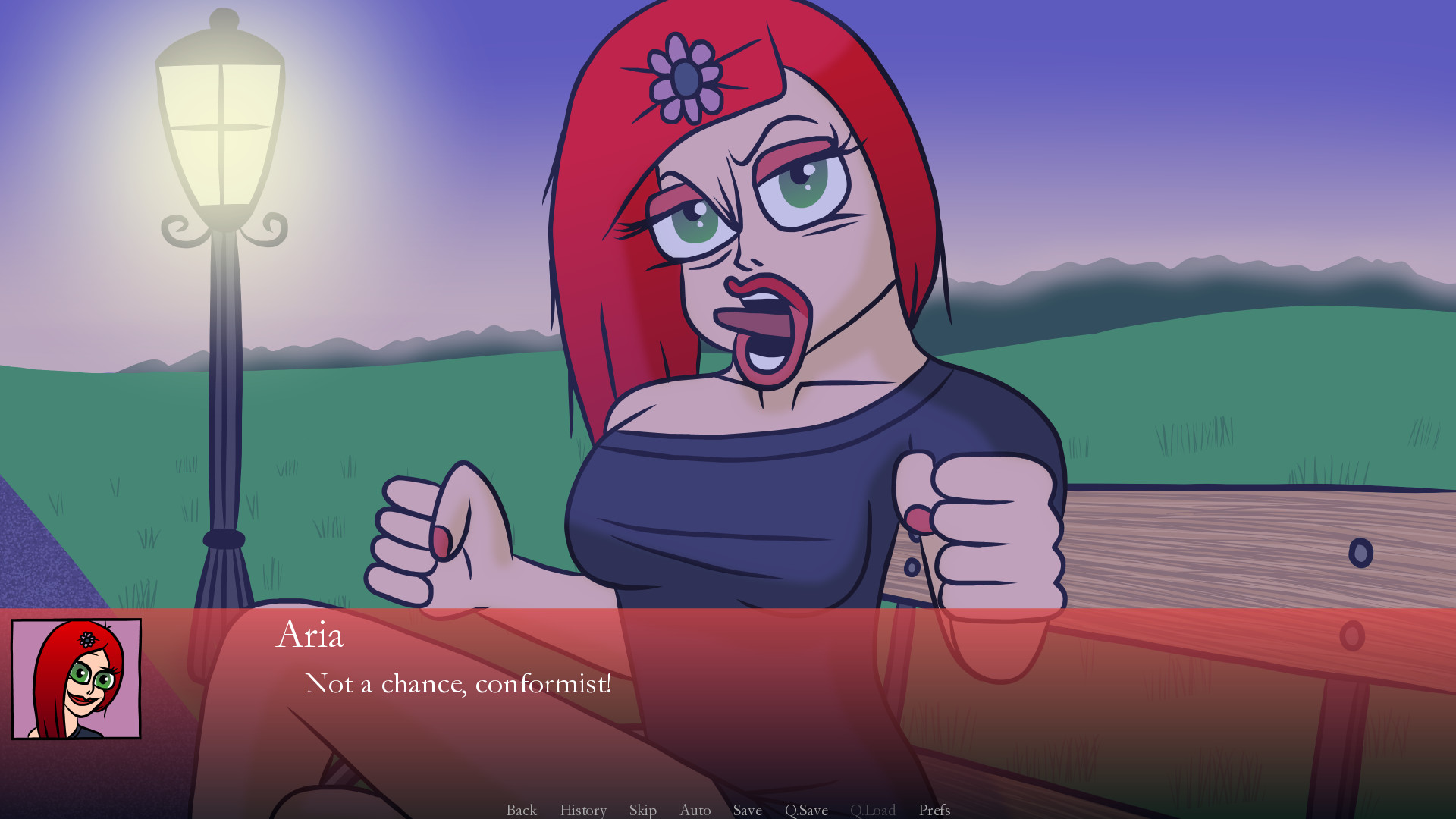Aria Dating Simulator screenshot 1