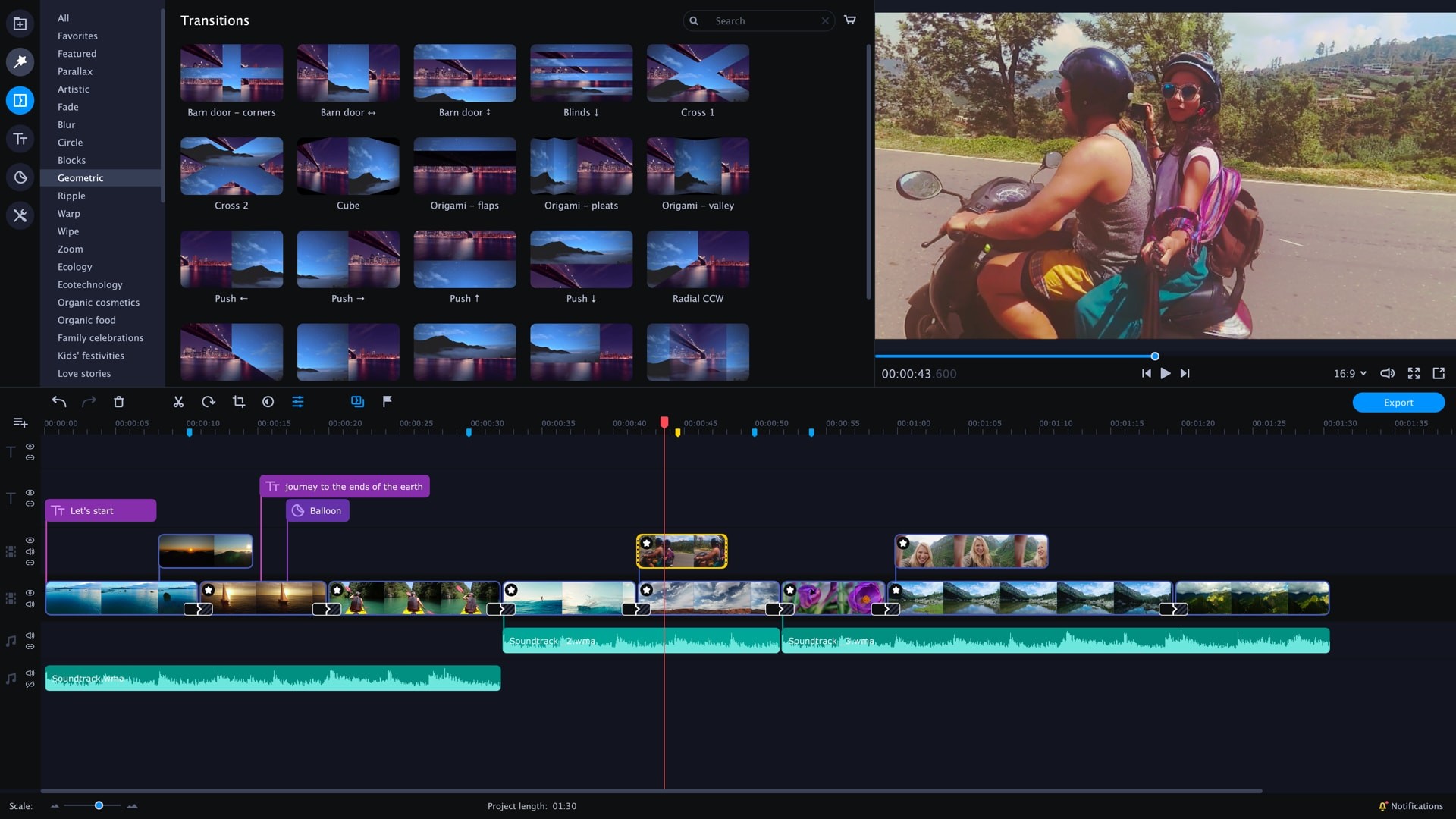 Movavi Video Editor Plus 2020 - Video Editing Software screenshot 3