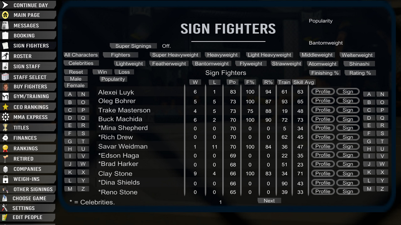 MMA President screenshot 6