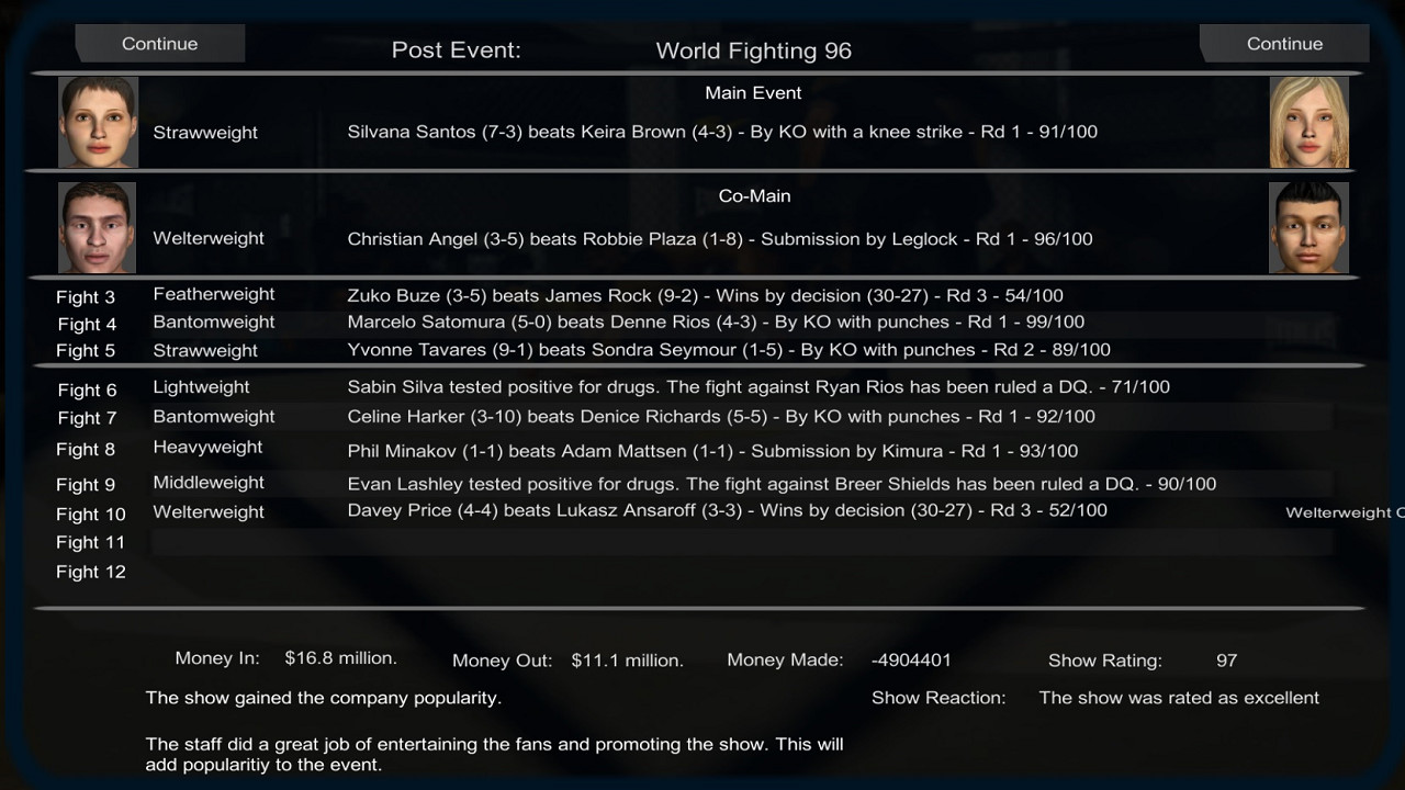 MMA President screenshot 2