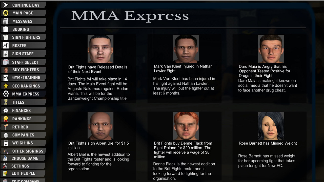 MMA President screenshot 3