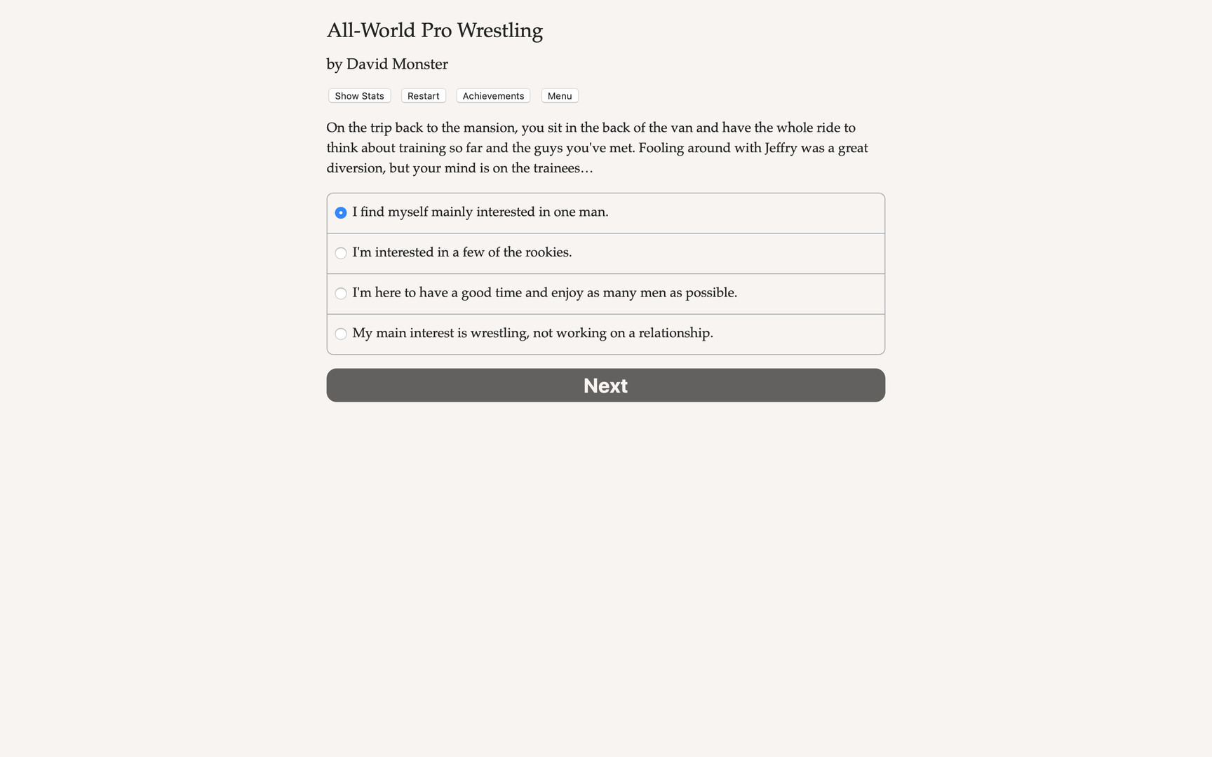 All World Pro Wrestling screenshot 3