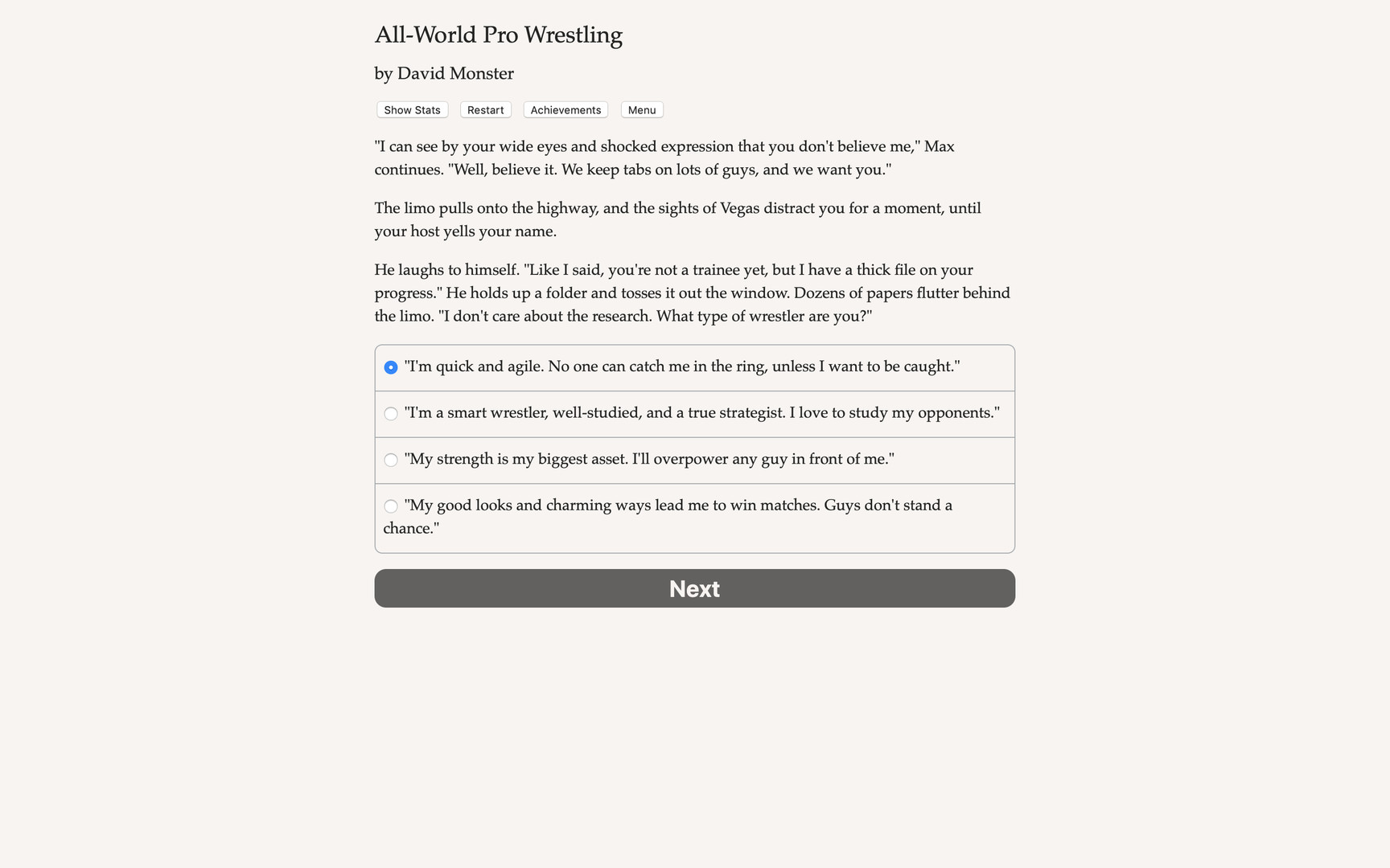 All World Pro Wrestling screenshot 1