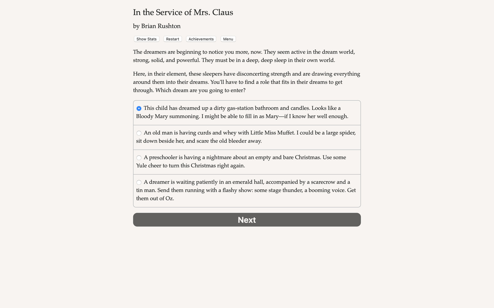 In the Service of Mrs. Claus screenshot 1