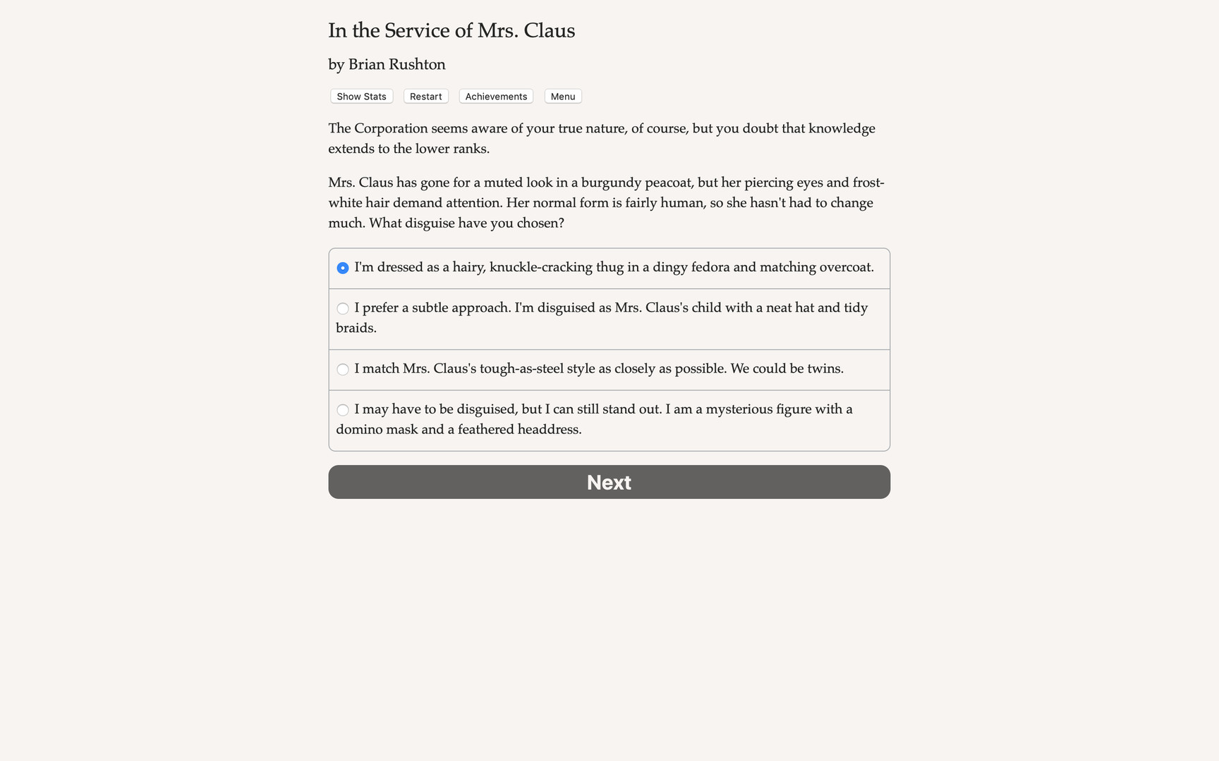 In the Service of Mrs. Claus screenshot 3