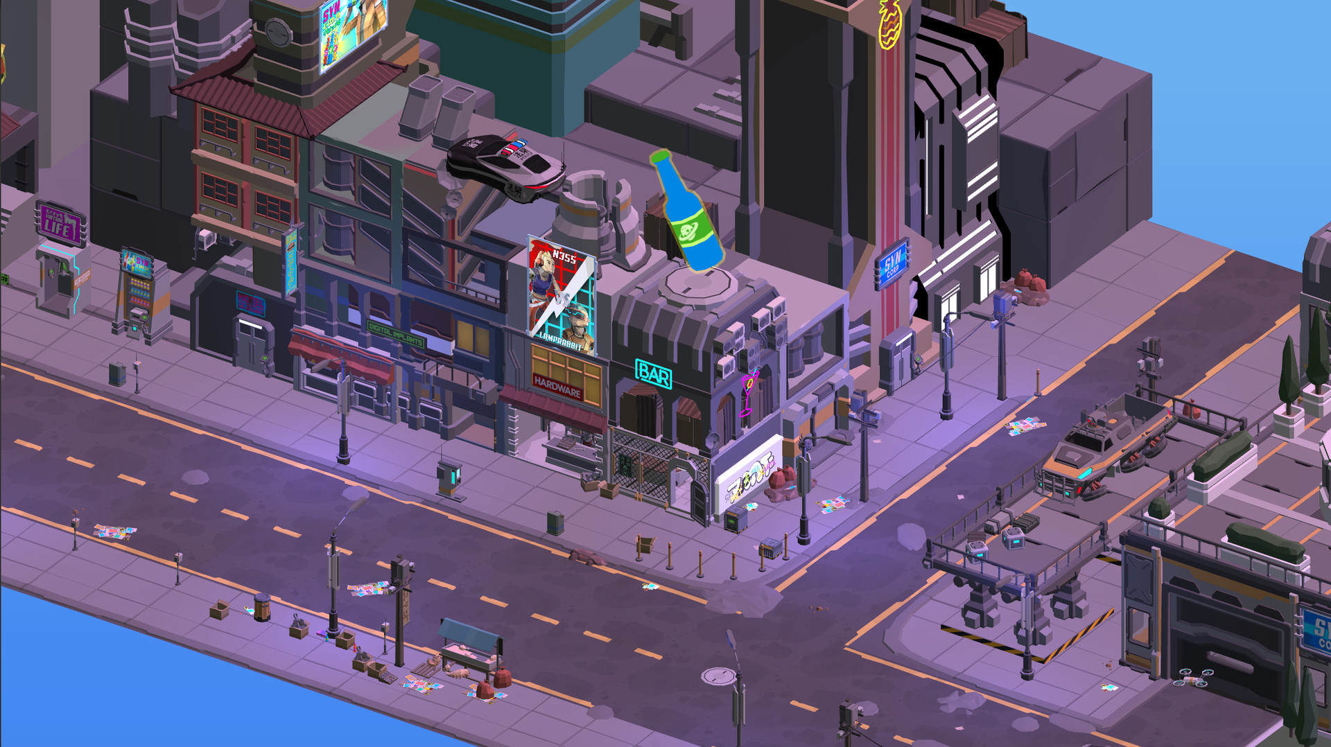 Cyberpunk Bar Sim screenshot 1