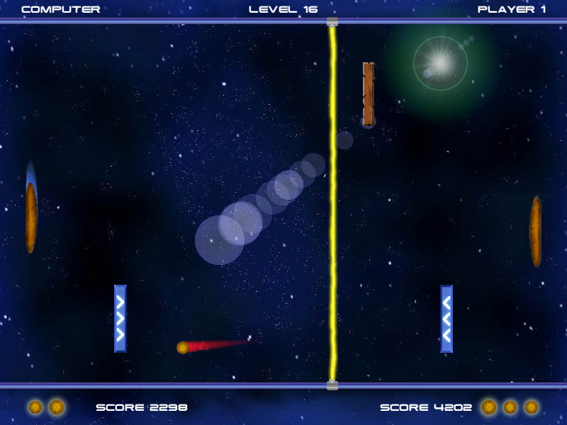 Ping Pong Space - Retro Tennis screenshot 2