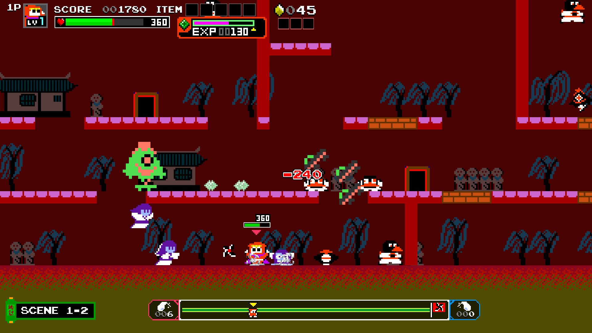 Ninja JaJaMaru: The Great Yokai Battle + Hell screenshot 6