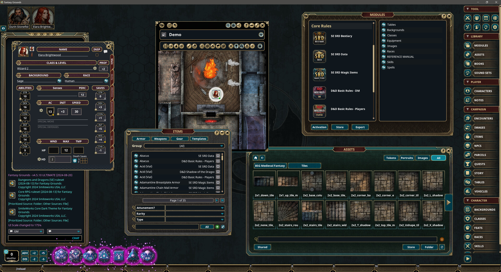 Fantasy Grounds VTT screenshot 2