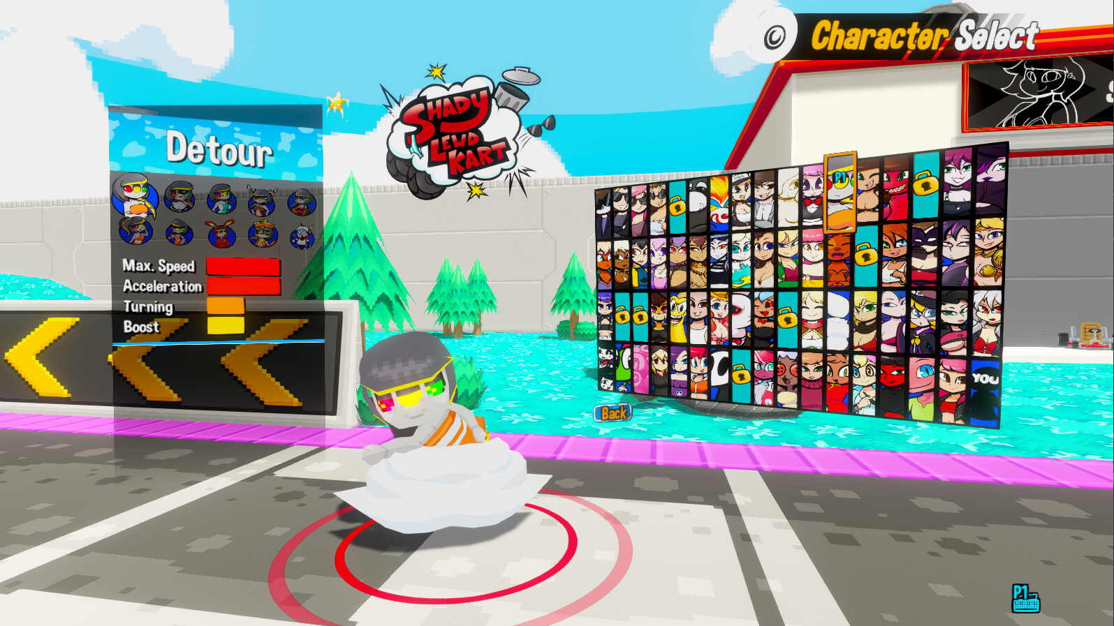 Shady Lewd Kart screenshot 3