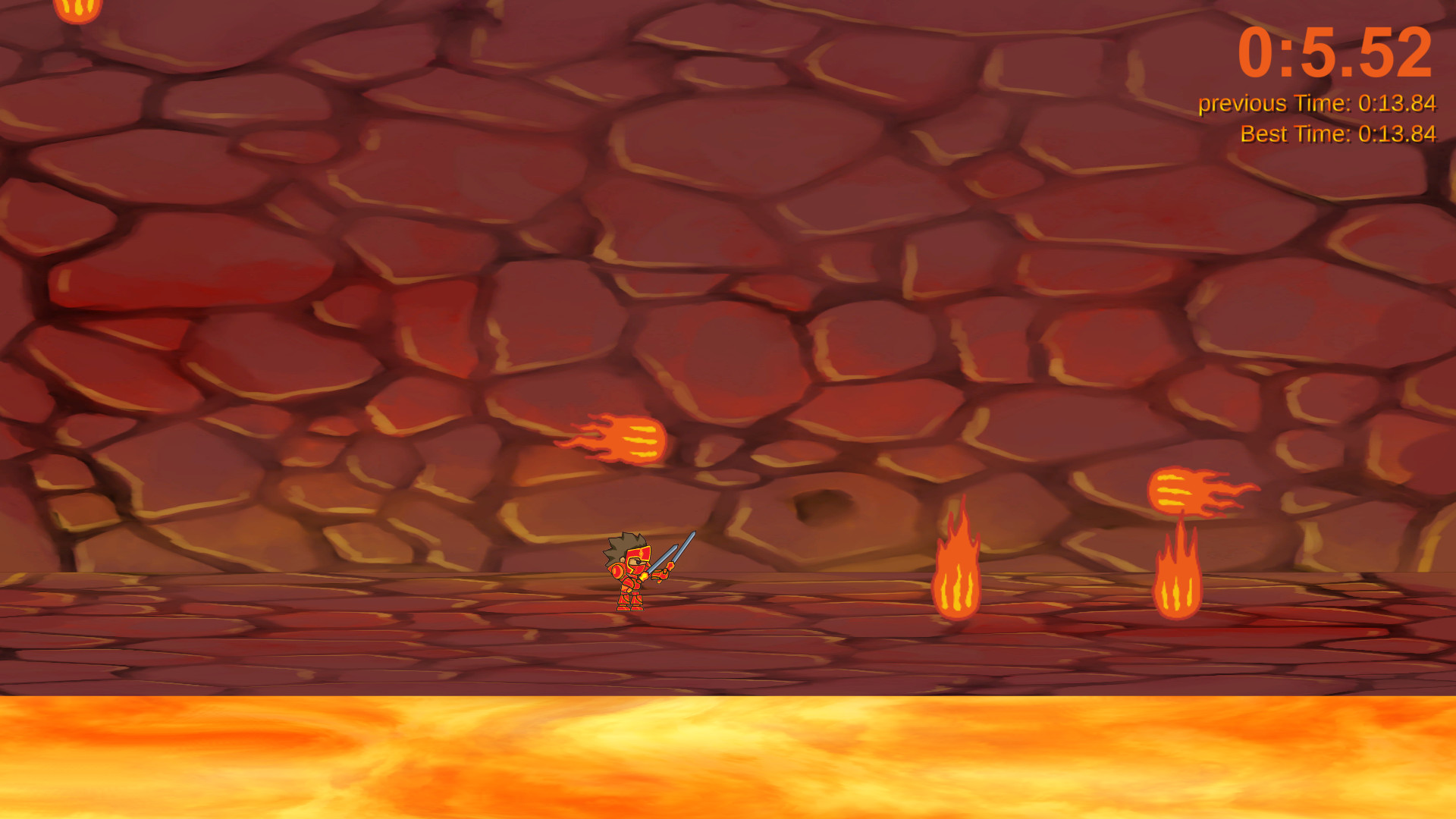 PyroNinja: Fire Dodge screenshot 1