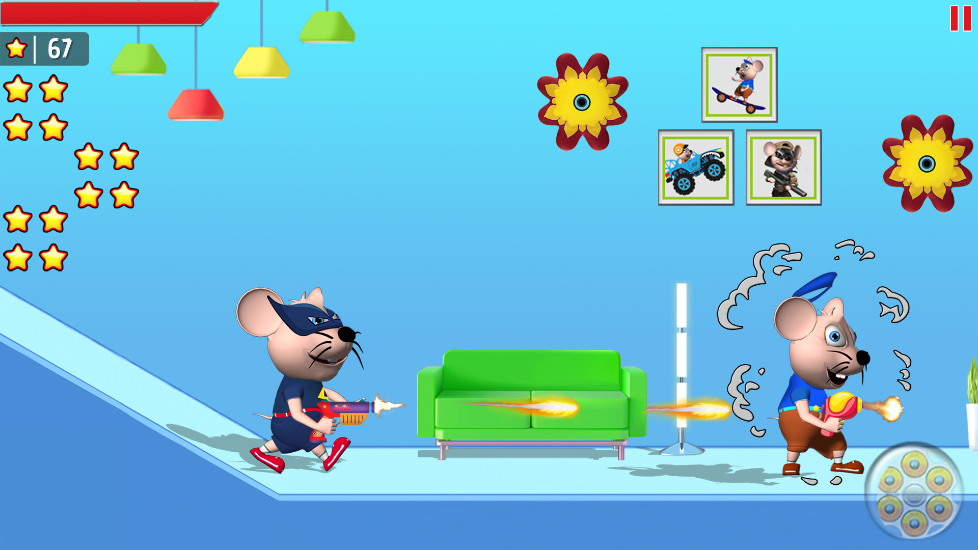 Mouse Mayhem Shooting & Racing screenshot 3