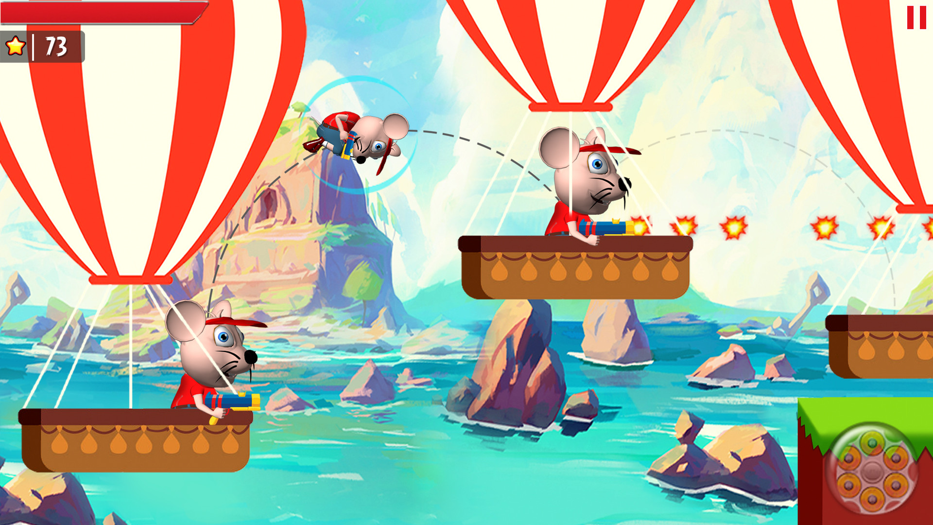 Mouse Mayhem Shooting & Racing screenshot 2