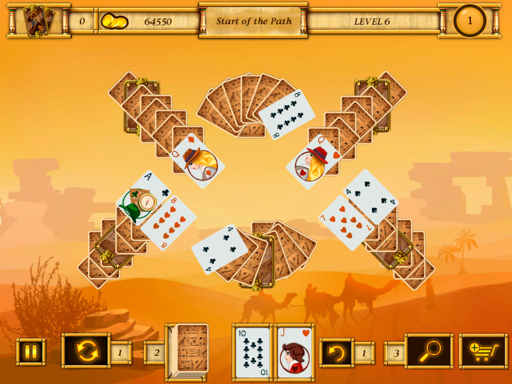Egypt Solitaire. Match 2 Cards screenshot 1