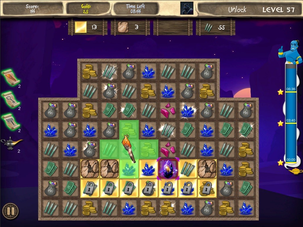 Arabian Treasures: Midnight Match screenshot 7