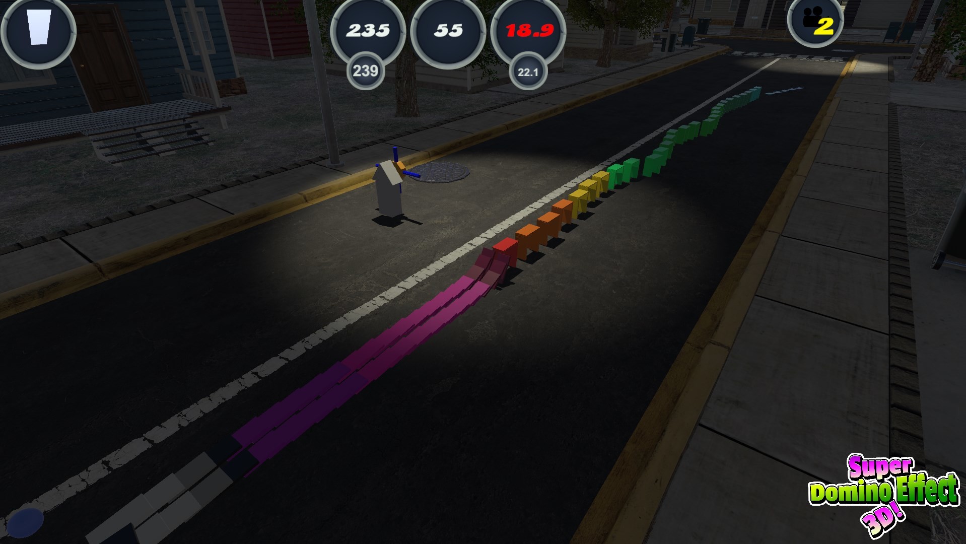 Super Domino Effect 3D screenshot 3