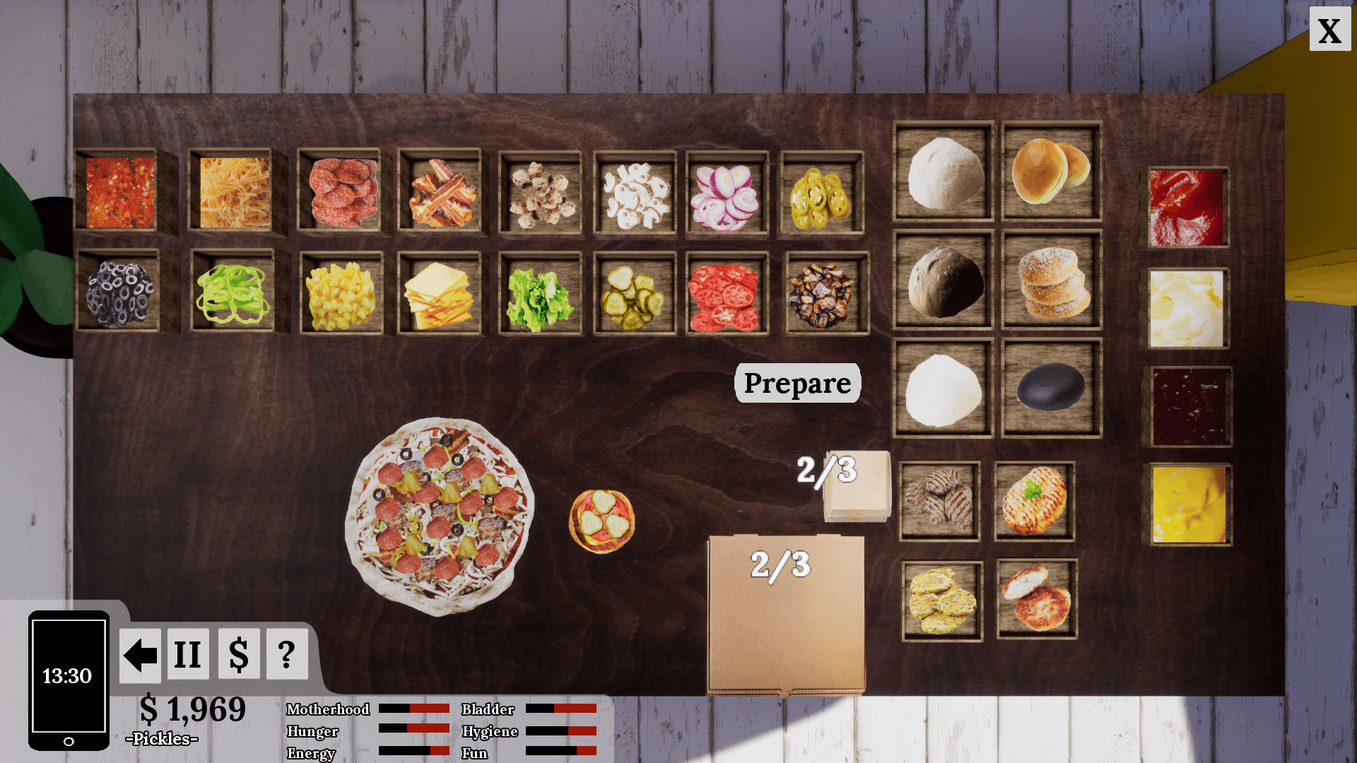 Mompreneur: Pizza Cooking Life Sim screenshot 2
